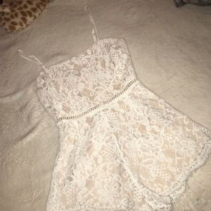 White Lace Romper